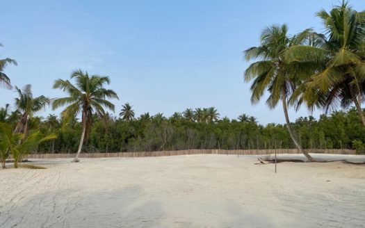 ASSINIE : TERRAIN DE 1300 M2 SUR UNE ÎLE AVEC TITRE FONCIER