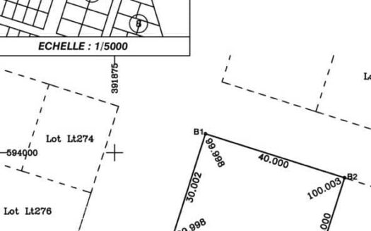 COCODY RIVIERA : TERRAIN COMMERCIAL A VENDRE