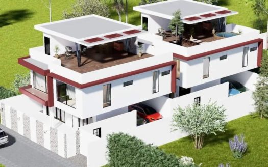 Duplex moderne 350m2 6pieces+piscine Riviera4 M’badon