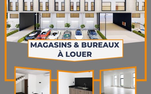 LOCATION DE BUREAUX ET MAGASINS NEUFS