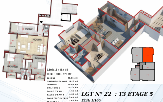promotion immobilière à BASSAM : appartement à partir de 166 000 par mois sur 15 ans