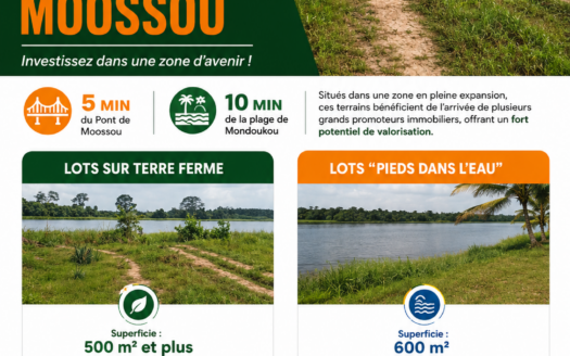 Lot de 500 m2 à 15.000.000 à Grand Bassam